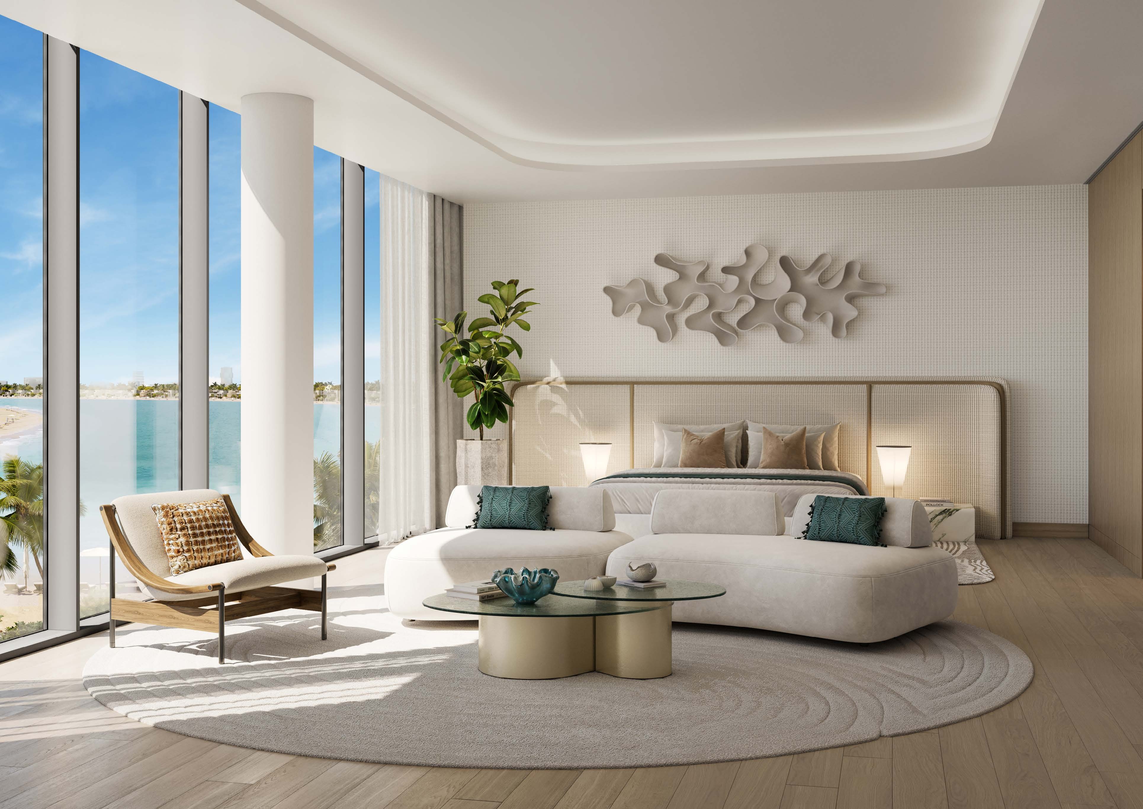 Spacious bedroom suite